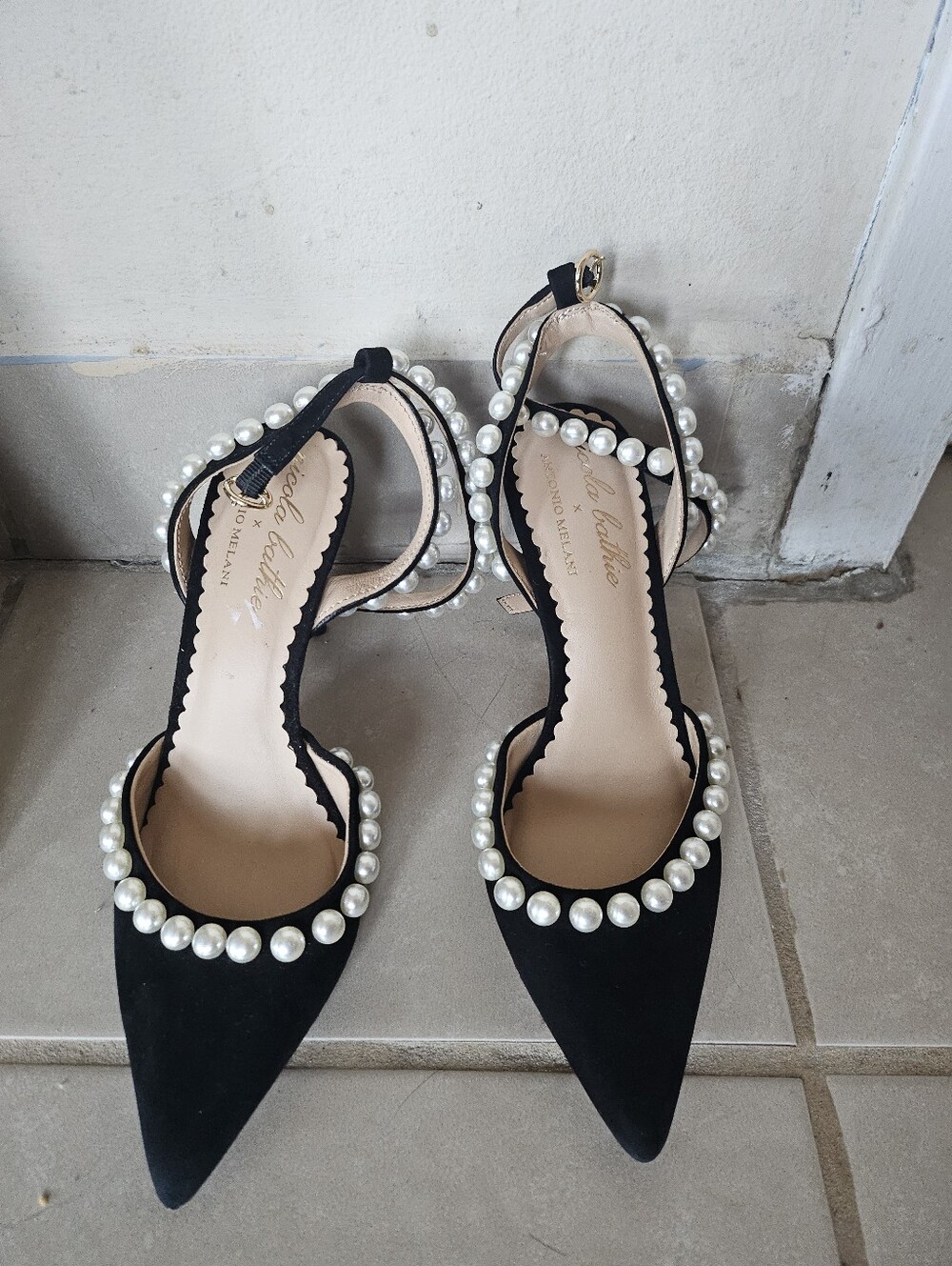 Anthonio Melani X Nicola Bathie Heels With Pearls